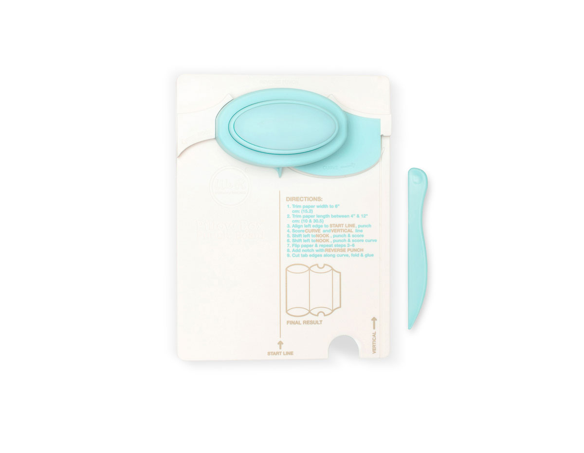 71335-7 Herramienta para crear cajas cojin Pillow Box Punch Board We R Memory Keepers