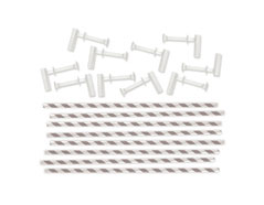 71346-3 Pajitas gris para molinillos Pinwheel Punch Board We R Memory Keepers - Ítem