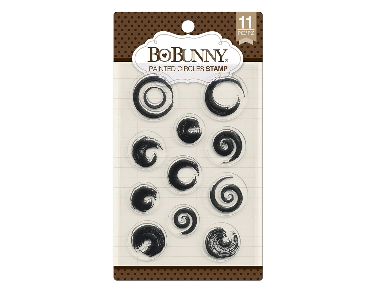 7310254 Set tampons acryliques spirales 11x19cm BoBunny