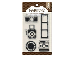 7310256 Set sellos acrilicos camaras carrete 11x19cm BoBunny - Ítem