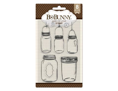 7310533 Set sellos acrilicos tarros 11x19cm BoBunny - Ítem