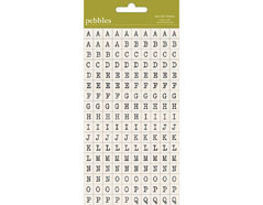 732114 Autocollants alphabet Pebbles Sunny Side Mini ABC American Crafts - Article