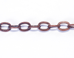 80402 Chaine metallique forcee ecrasee cuivre vieilli Innspiro - Article