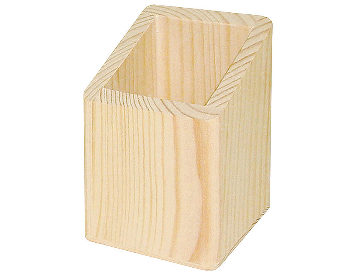 9100 Portalapices madera de pino macizo sin base Innspiro