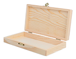 9112 Caja madera de pino macizo rectangular 20x10 5x3 5cm Innspiro - Article1