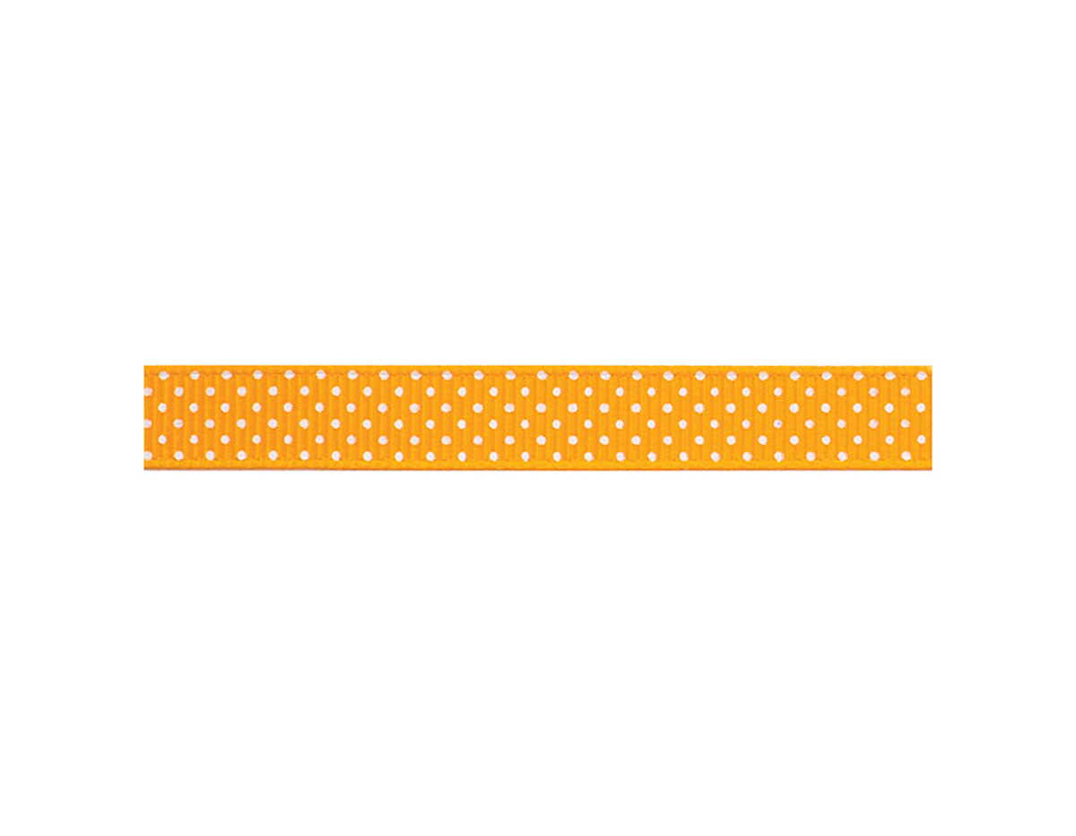 94246 Cinta Dollar Ribbon Yellow Polka Dot American Crafts