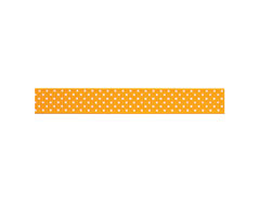 94246 Ruban Dollar Ribbon Yellow Polka Dot American Crafts - Article