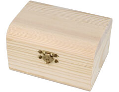 Caja madera para infusiones pino macizo con vidrio y separadores