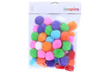 99400 Pompons polypropylene mix couleurs Innspiro - Article1