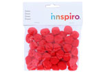 99415 Pompones polipropileno rojo Innspiro - Ítem1