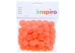 99417 Pompons polypropylene orange Innspiro - Article1