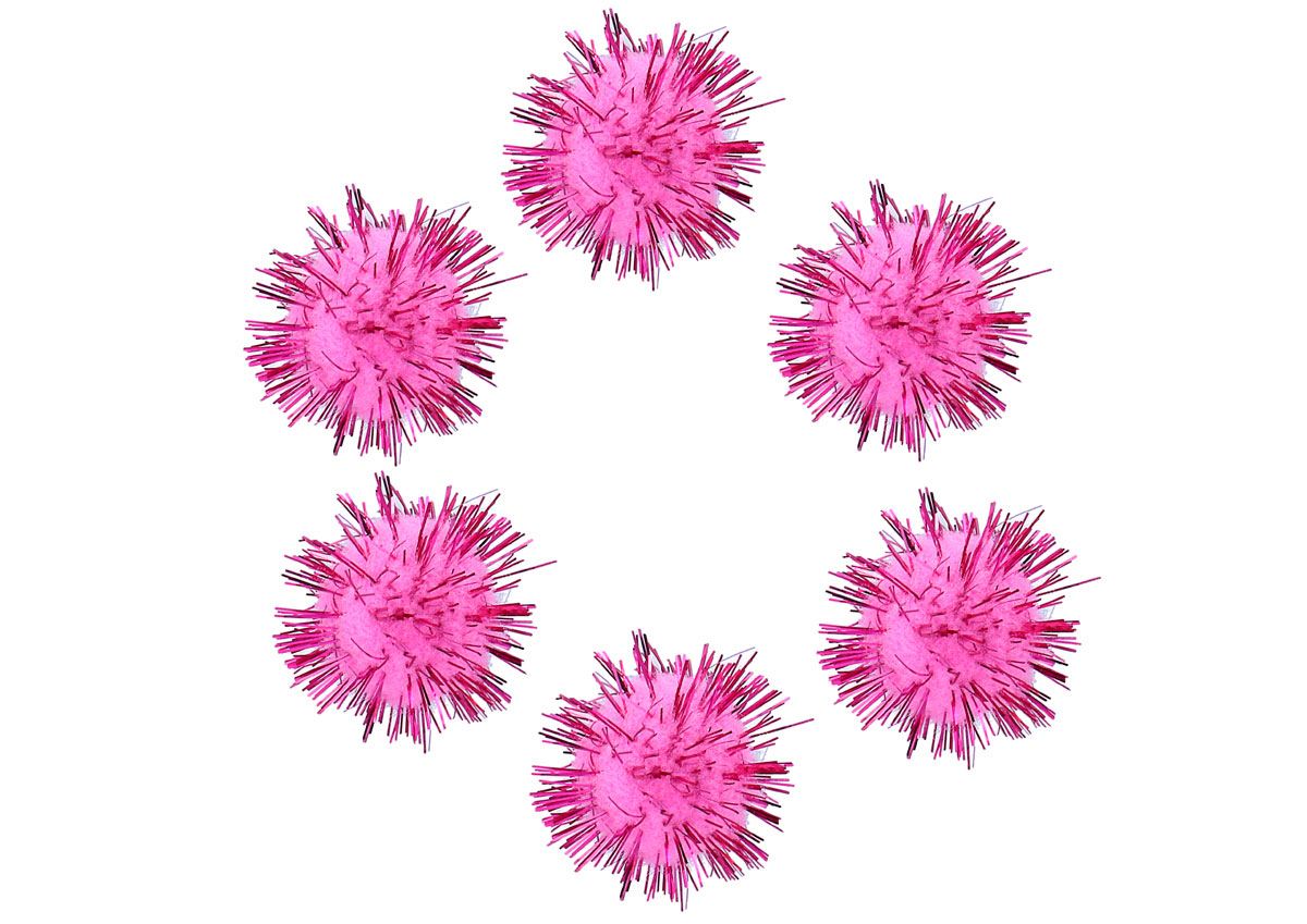 99469 Pompones brillantes rosa Innspiro