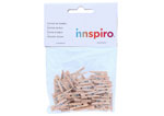 99611 Pinces bois mini naturel Innspiro - Article1
