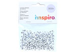 99624 Cuentas letras redondas plastico blanco Innspiro - Ítem1