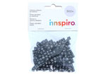 99626 Perles cube lettres plastique noir lettres blanches Innspiro - Article1