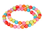 99665 Perles en plastique avec etoiles coloris assorties 7 5mm 750 unites aprox En bocal Innspiro - Article2