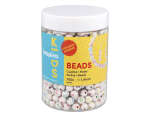 99667 Perles numeros blanc coloris assorties 7 5mm trou 1 4mm 750 unites aprox En bocal Innspiro - Article1