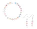 99667 Perles numeros blanc coloris assorties 7 5mm trou 1 4mm 750 unites aprox En bocal Innspiro - Article2