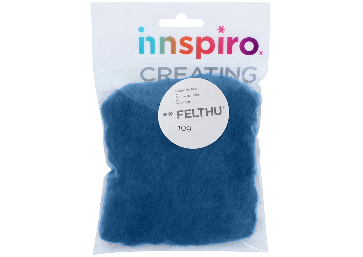 A1406 Fieltro de lana azul nautico Felthu