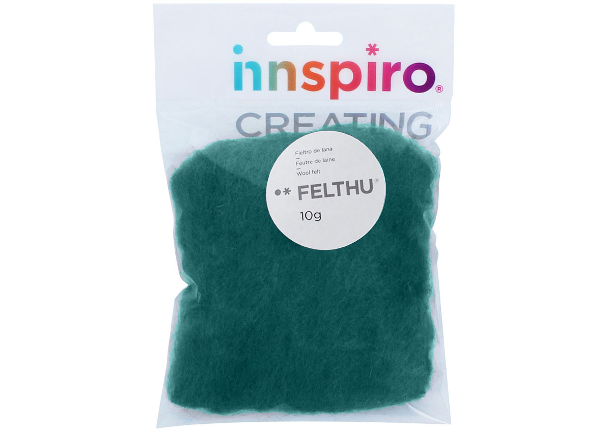 A1410 Feutre de laine turquoise clair Felthu