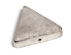 A150031 Z150031 Perle metallique aluminium triangle argente Innspiro - Article