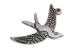 A150094 Z150094 Pendentif metallique aluminium oiseau argente Innspiro - Article