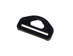 A30110406 Anneau Boucle Forme D Triangulaire Plastique Noir 38 5 mm 5u Innspiro - Article