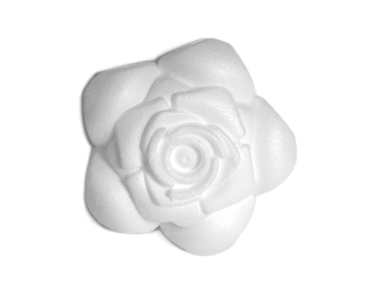 Rose 9 cm polystyrène forme à décorerPolystyrène formes pour Artisanat 