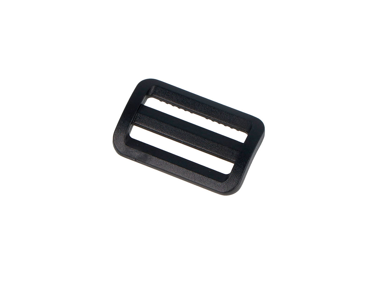 A35150406 Hebilla Corredera Rectangular Plastico Negro 32 3 mm 5u Innspiro