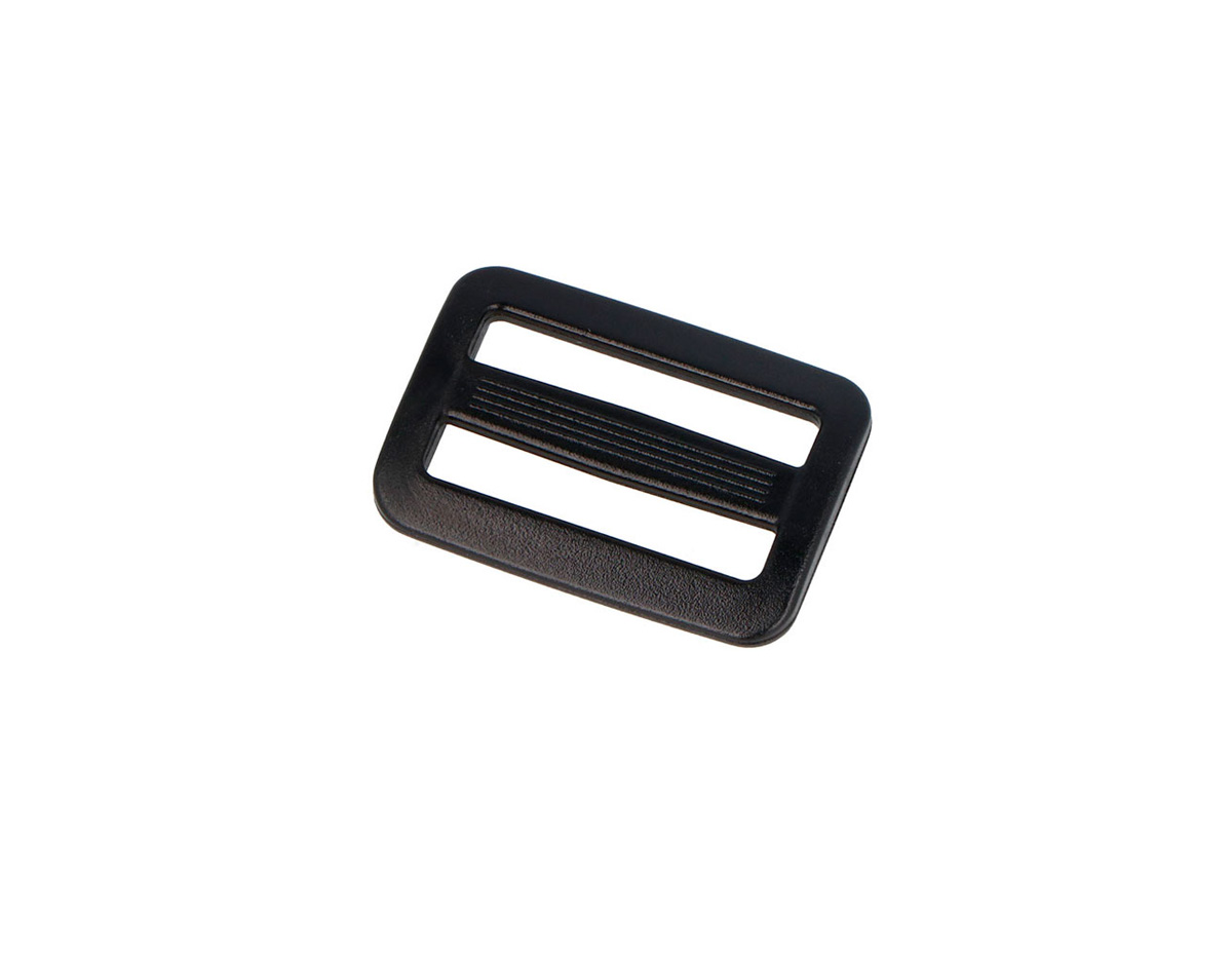 A35200406 Hebilla Corredera Rectangular Plastico Negro 31 mm 5u Innspiro