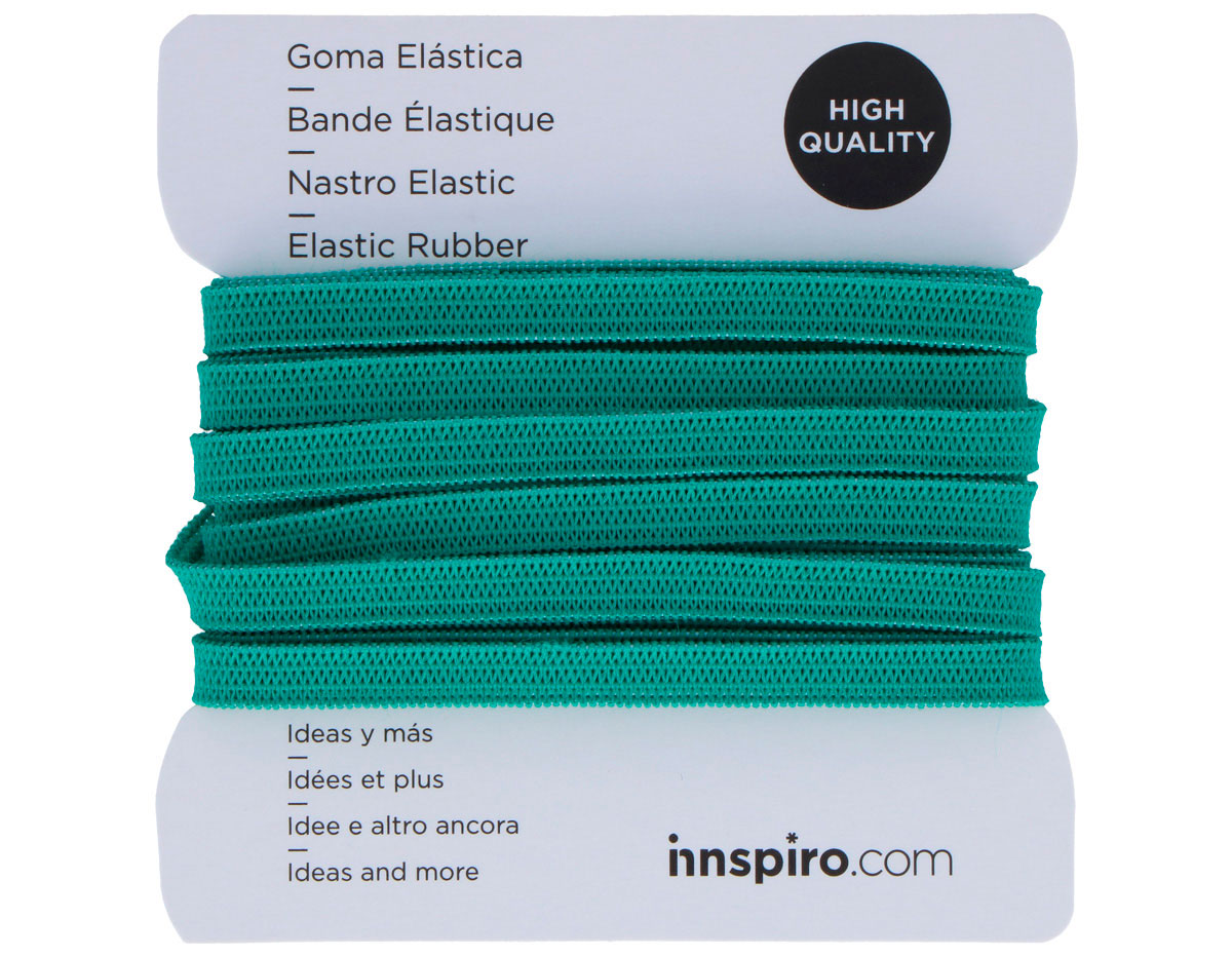 Goma Elastica Verde Esmeralda 5 3mm 3m Costura A40504