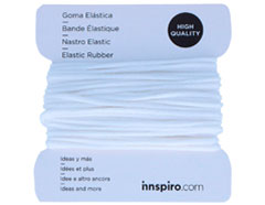 A40513 Cordon elastique blanc 2mm 5m Innspiro - Article
