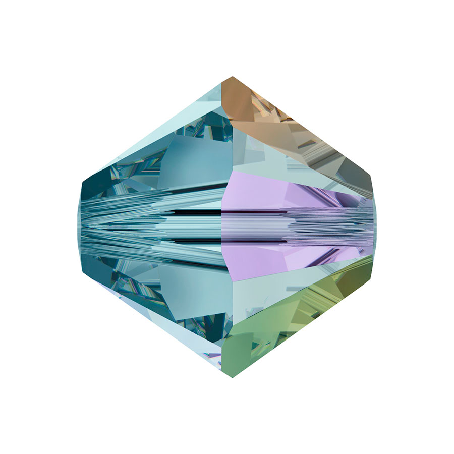 A5328-217-4 01 Cuentas cristal Tupi 5328 indian sapphire aurora boreale AB Swarovski Autorized Retailer