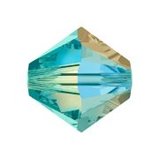 A5328-229-4 02 Perles cristal Tupi 5328 blue zircon aurora boreale AB2X Swarovski Autorized Retailer - Article