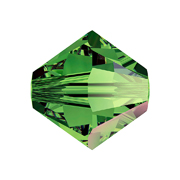 A5328-260-4 01 Perles cristal Tupi 5328 dark moss green aurora boreale AB Swarovski Autorized Retailer - Article