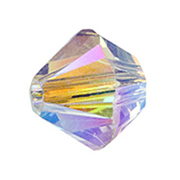 A5328-265-4 02 Perles cristal Tupi 5328 smoky mauve aurora boreale AB2X Swarovski Autorized Retailer - Article
