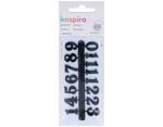 AN15B Numeros Arabe de plastique adhesifs noirs 15mm Innspiro - Article1