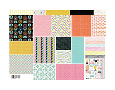 C-PSM-4827 Set 12 papeles y 2 hojas adhesivas Collection Pack PRISM Basic Grey - Ítem