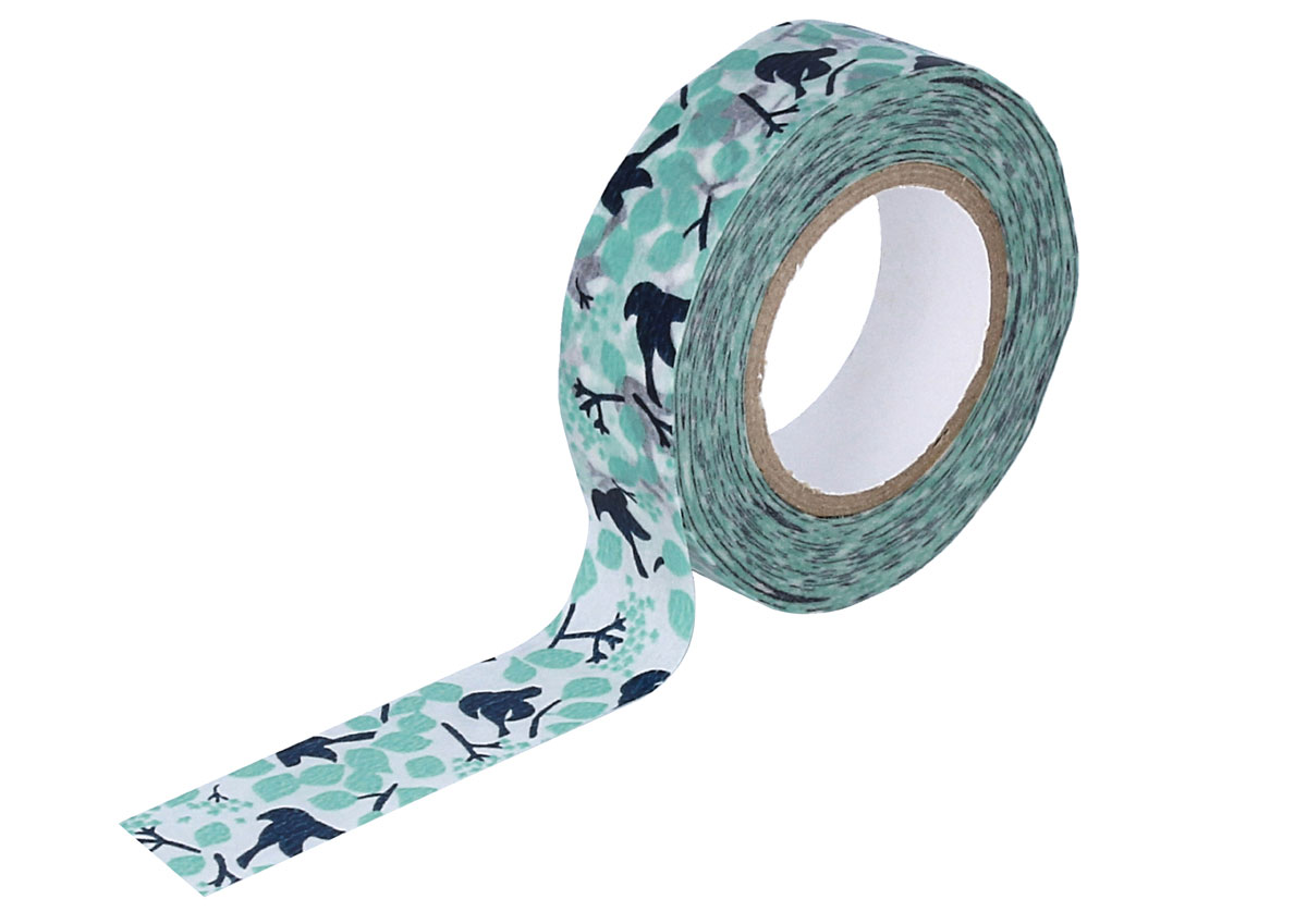 CL26533-01 Cinta adhesiva masking tape washi message bird Classiky s