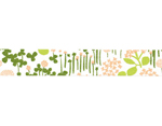 CL26533-04 Cinta adhesiva masking tape washi little garden verde Classiky s - Ítem2