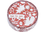 CL26533-09 Cinta adhesiva masking tape washi forest of squirrel rojo Classiky s - Ítem1