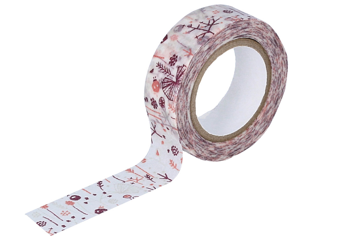 CL26534-05 Cinta adhesiva masking tape washi shigemi rosa Classiky s