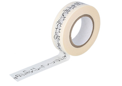 CL29127-01 Ruban adhesif masking tape washi jeden tag ivoire Classiky s - Article