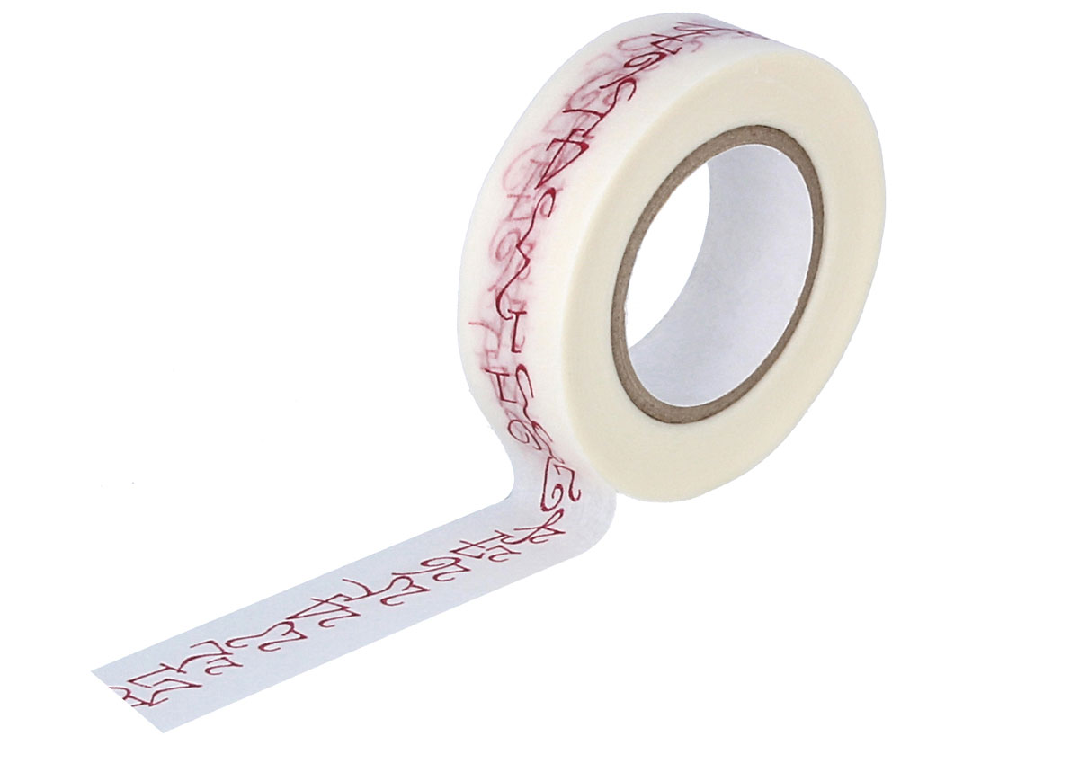 CL29127-03 Ruban adhesif masking tape washi jeden tag blanc Classiky s
