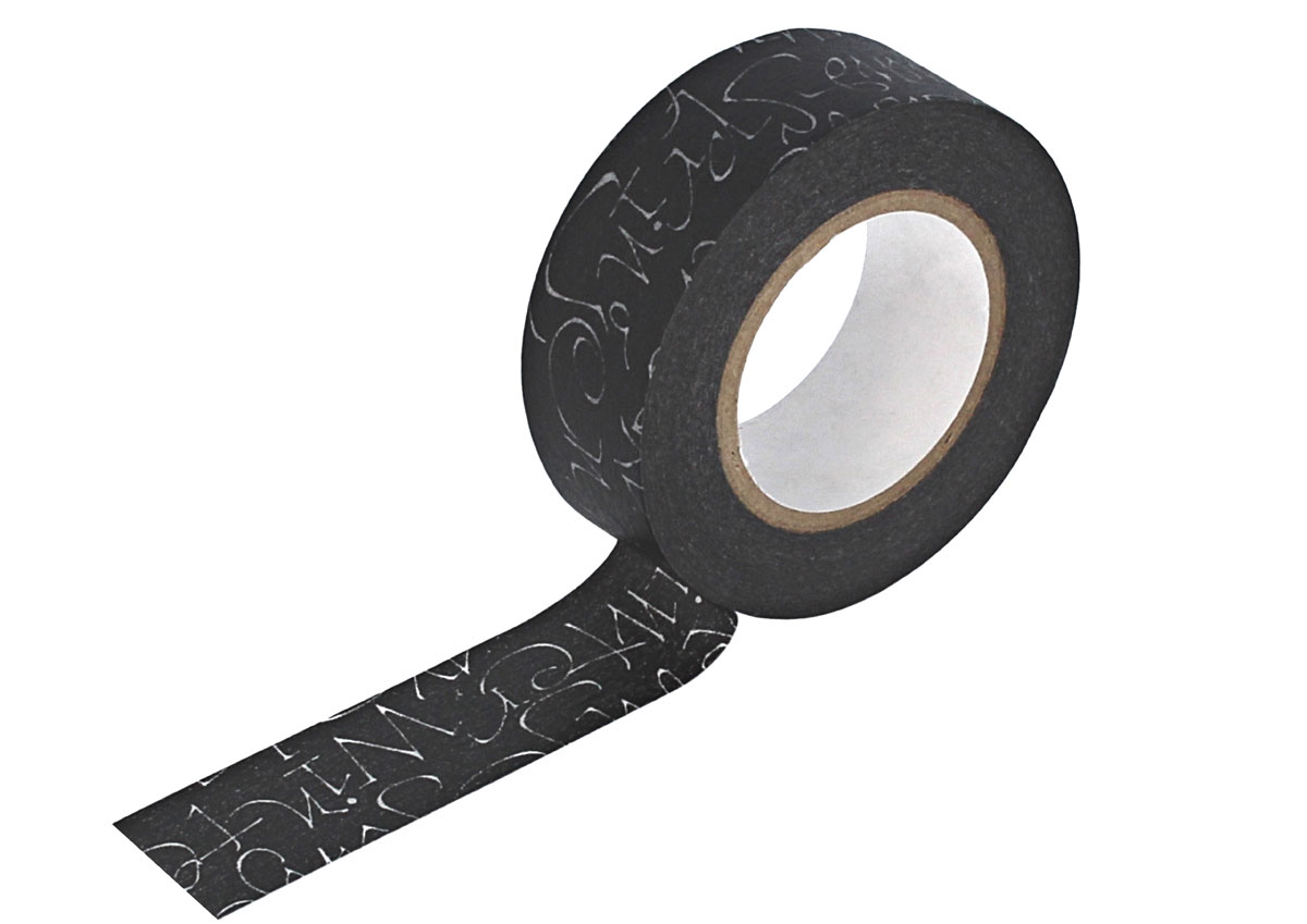CL29129-02 Cinta adhesiva masking tape washi kuckuck negro Classiky s
