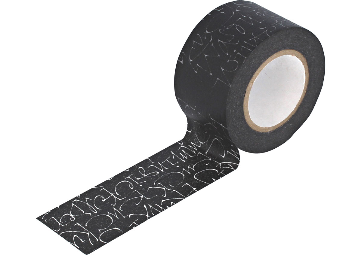CL29130-02 Ruban adhesif masking tape washi kuckuck noir Classiky s