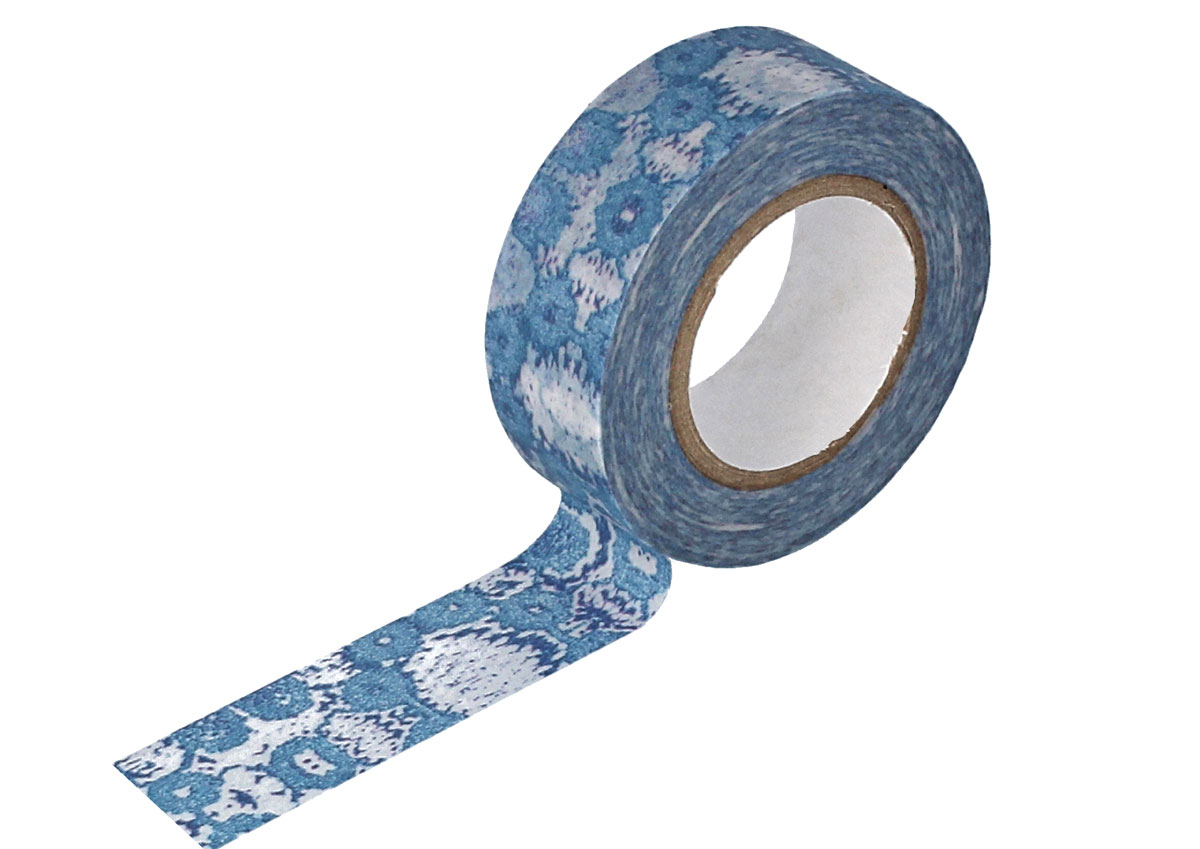 CL29131-01 Ruban adhesif masking tape washi zwilinge bleu Classiky s