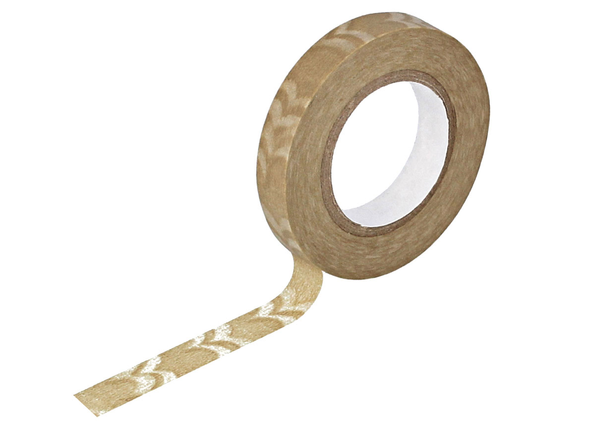 CL29137-01 Cinta adhesvia masking tape washi welle cafe con leche Classiky s