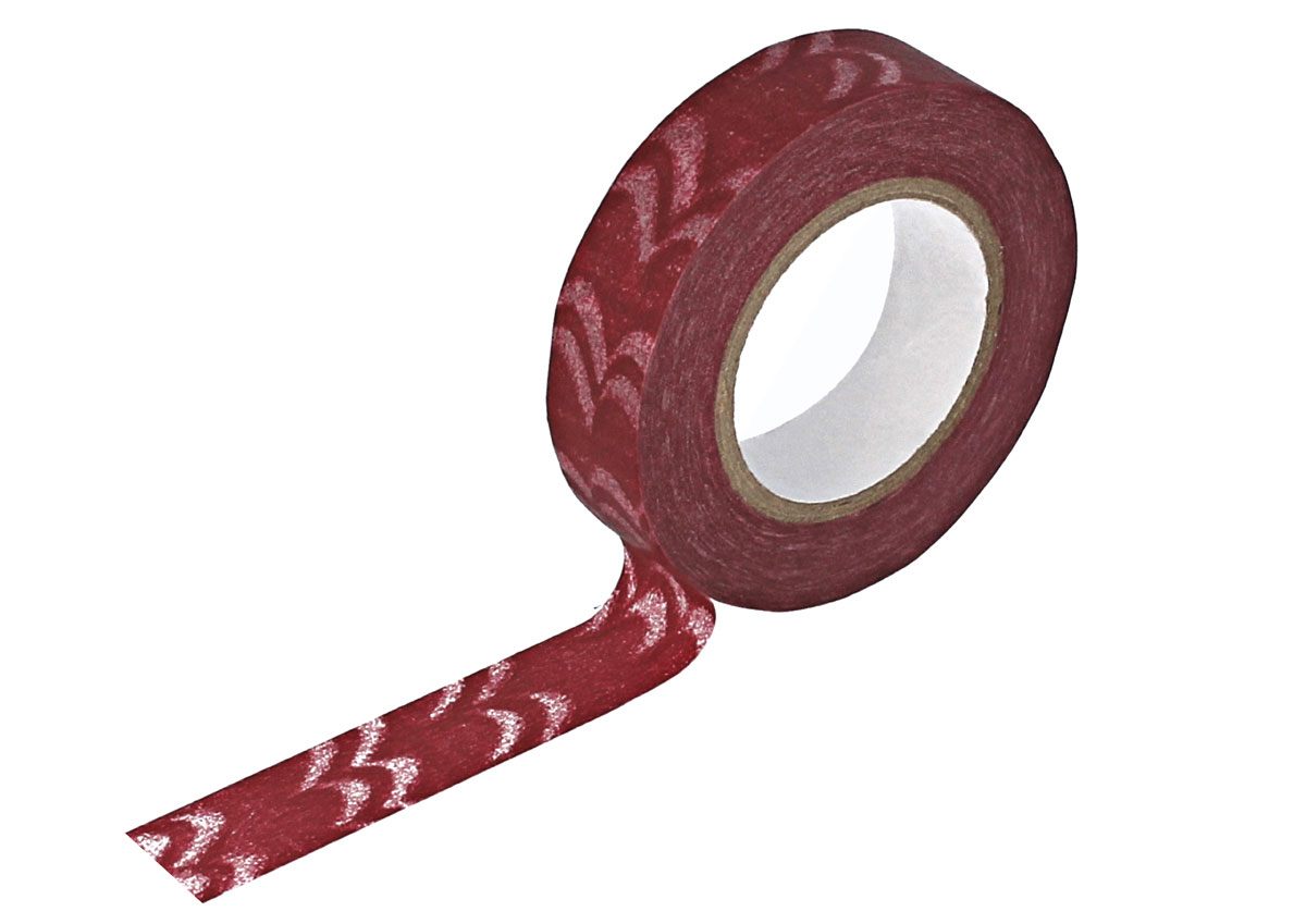 CL29138-02 Ruban adhesif masking tape washi welle rose Classiky s