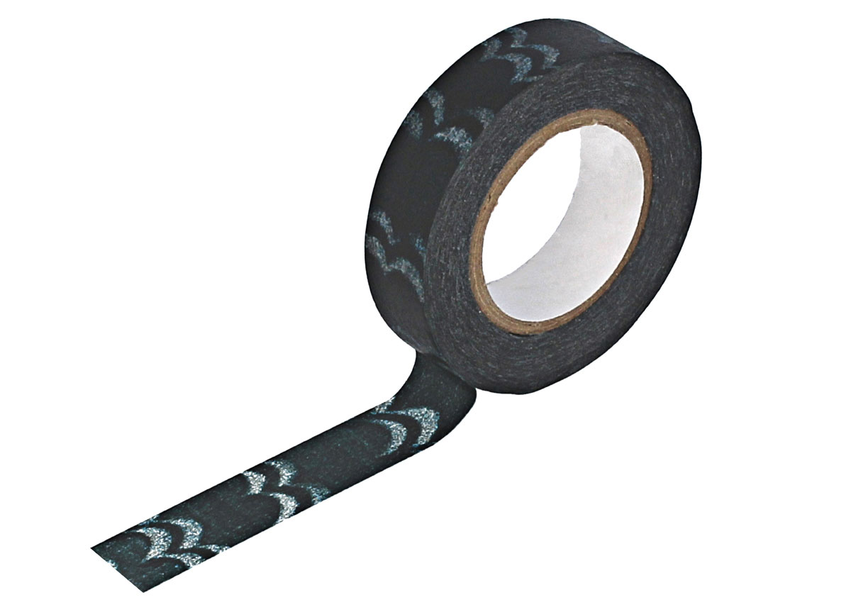 CL29138-03 Ruban adhesif masking tape washi welle indigo Classiky s